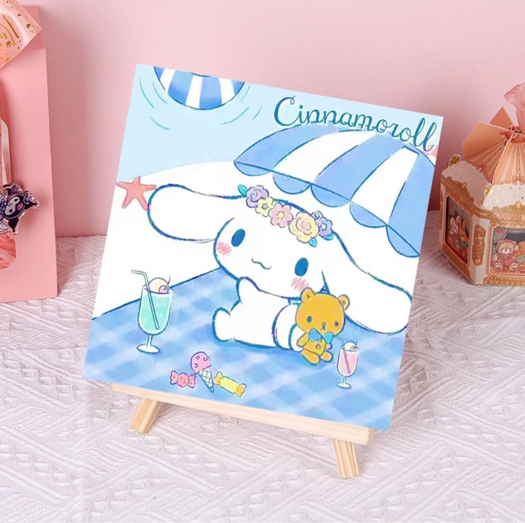 DIY Diamond Painting Kit - Sanrio Cinnamoroll, Hobbies & Toys, Stationery &  Craft, Craft Supplies & Tools on Carousell
