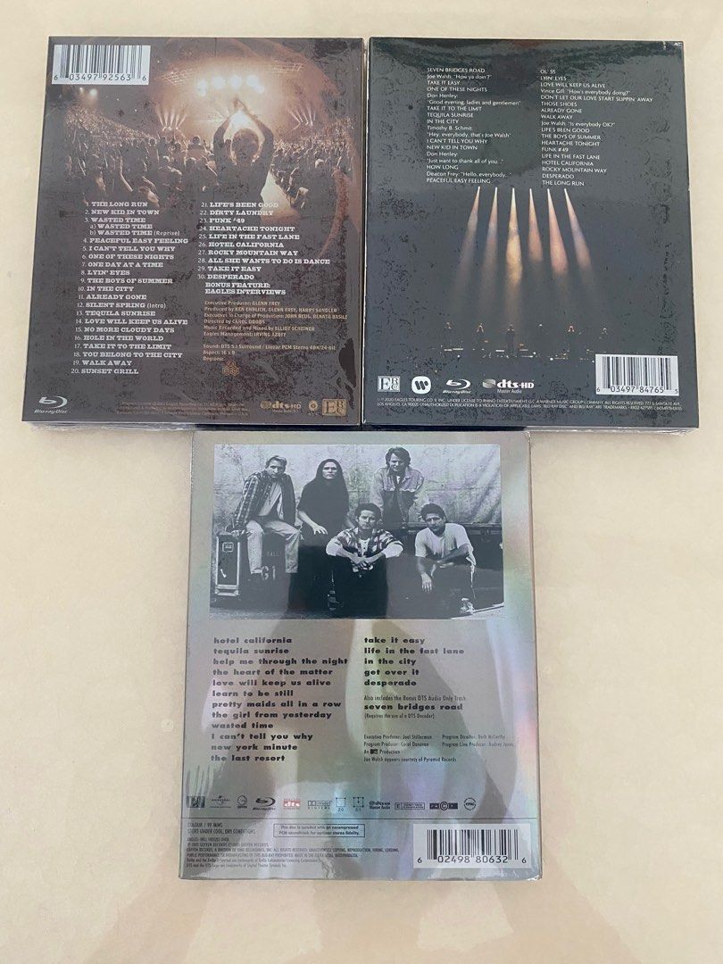 Eagles Blu Ray Collection, Hobbies & Toys, Music & Media, CDs & DVDs on ...
