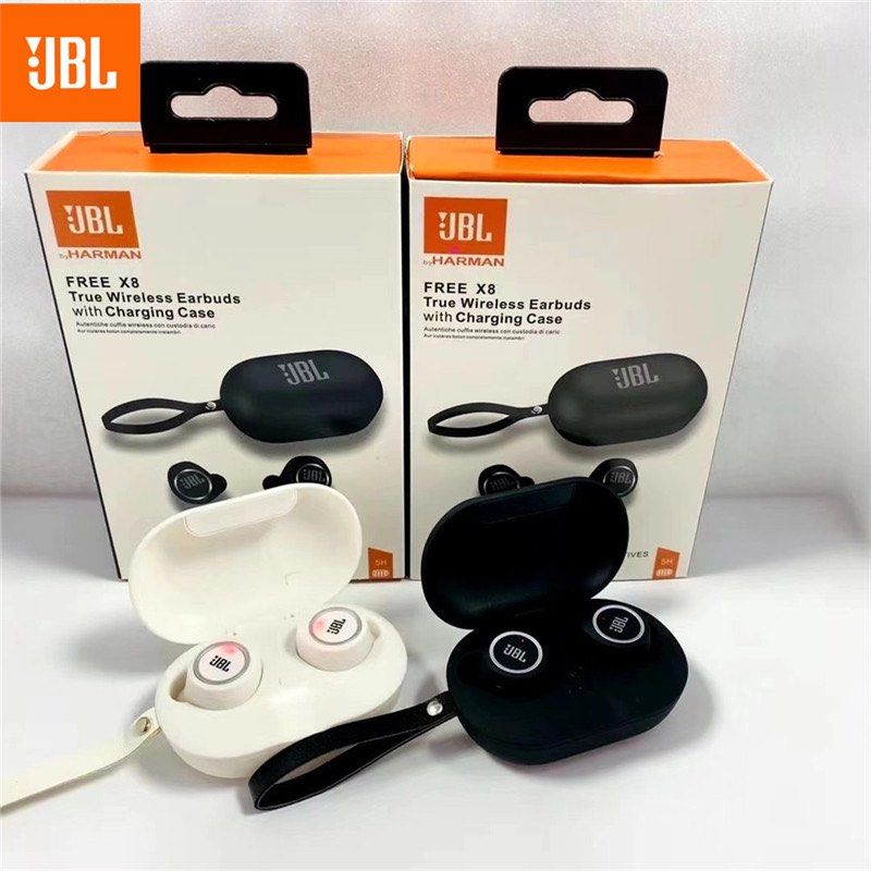 Earphone JBL FREE X8 True Bluetooth Earbuds with Charging Case Sound Bluetooth Earphones Earpieces Audio Earphones on Carousell