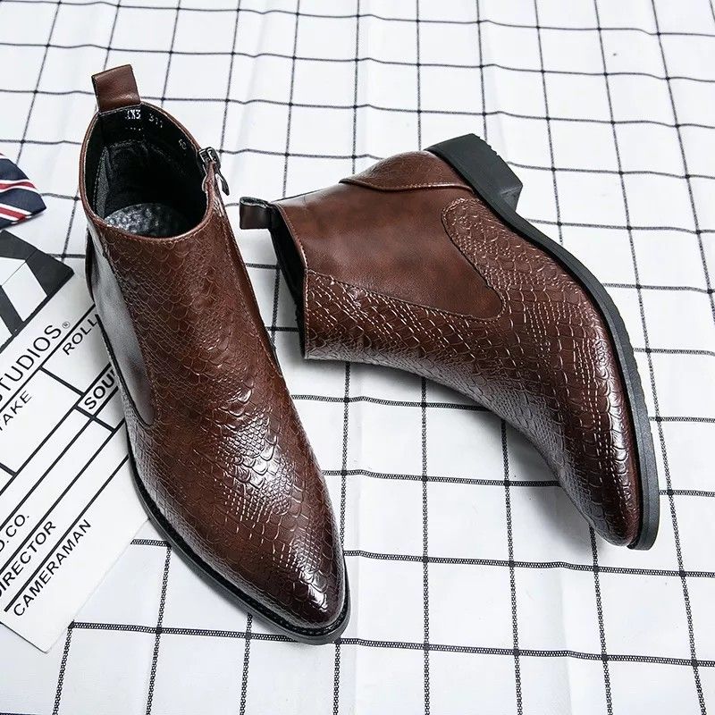 EU38 48 highly quality men chelsea boots shoes formal business