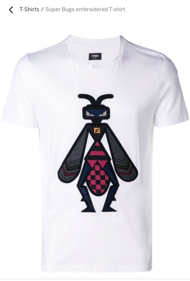 Fendi superbugs t shirt deals