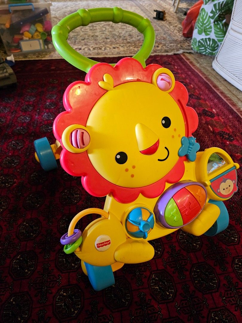 Fisher Price Lion Walker, Babies & Kids, Infant Playtime on Carousell