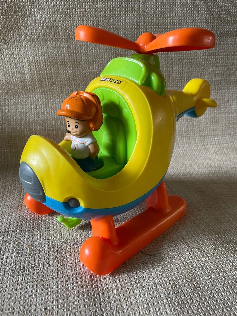 Fisher Price Little People Helicopter Hobbies Toys Toys Games on Carousell