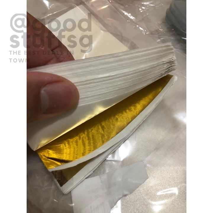 Silver Leaf Foil Paper Sheets for Crafts, Resin, Scrapbooking