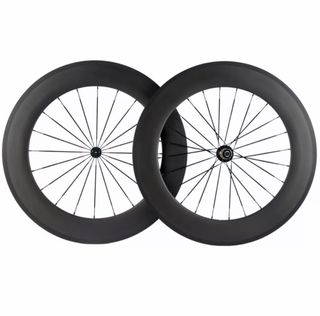 Front Wheel Only 88mm carbon wheel set front wheel rim brake 700c X 23 ...