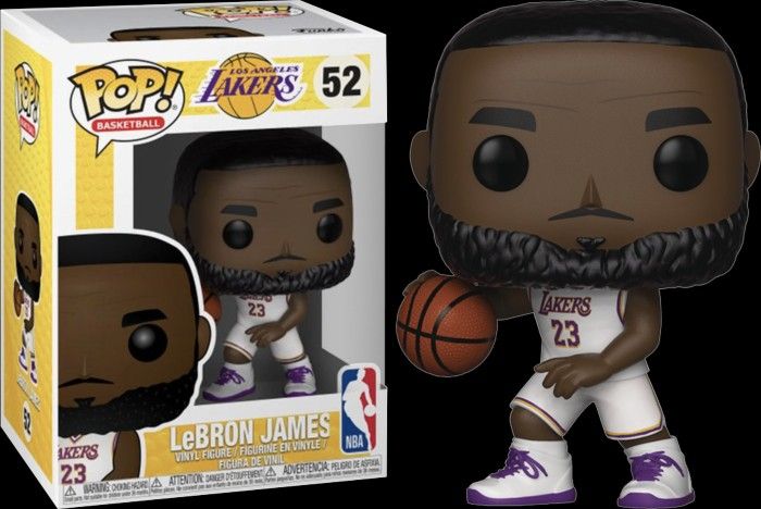 Funko Pop! NBA Basketball - Lebron James L.A. Lakers White Uniform #52