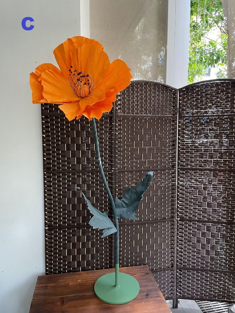 Giant Fake Flowers, Furniture & Home Living, Home Decor, Artificial