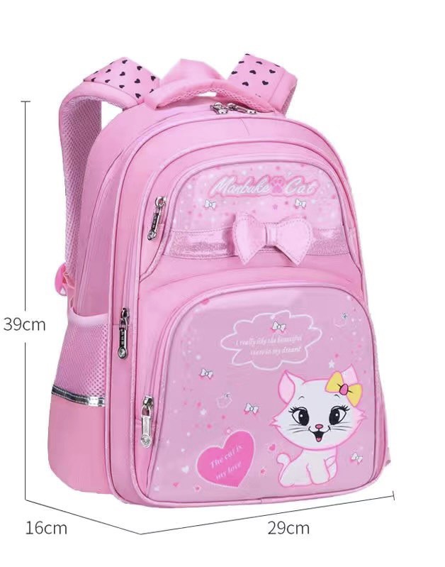 Girl School Bag Good Quality Beg Sekolah Outing Bag Pink Colour