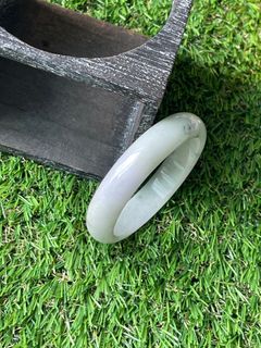 Lavender Jade Bangles - Grade A Myanmar Jade Collection item 1