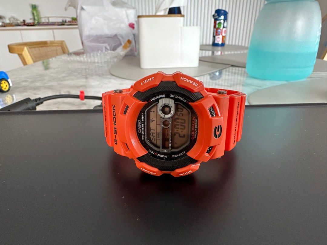 GSHOCK Gulfman GW 9100R Man in Rescue Orange Casio G Shock Men s