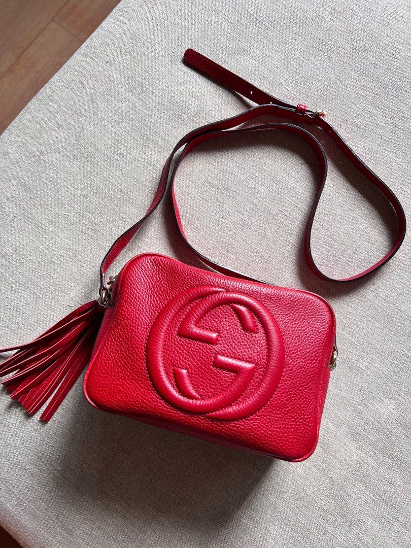 Red best sale gucci soho