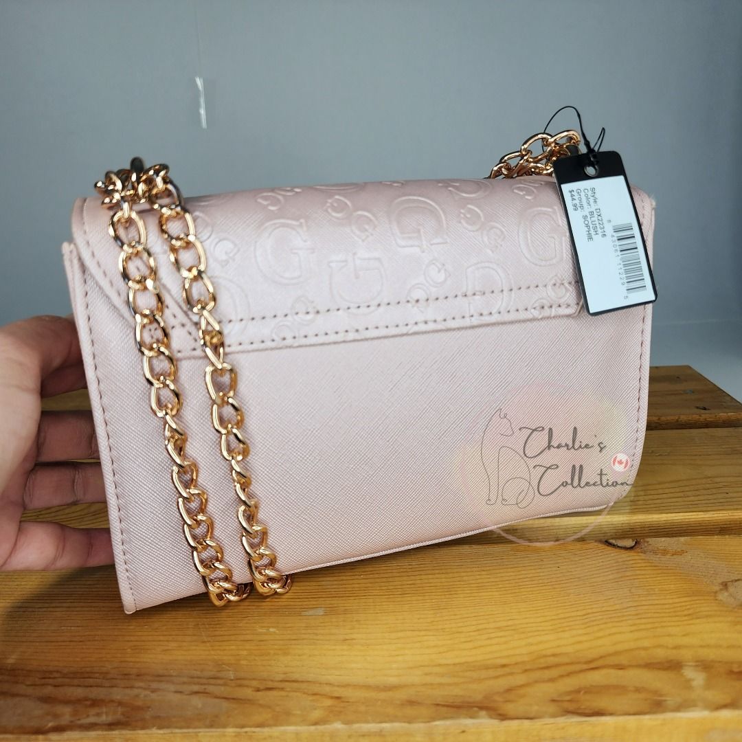 GUESS Sophie Clutch Crossbody - Rose Gold