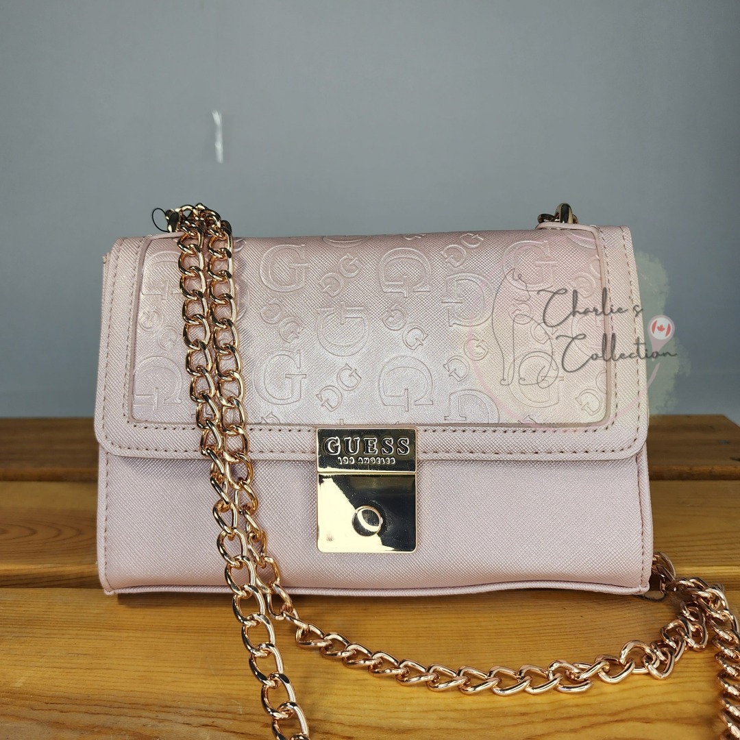 GUESS Sophie Clutch Crossbody - Rose Gold