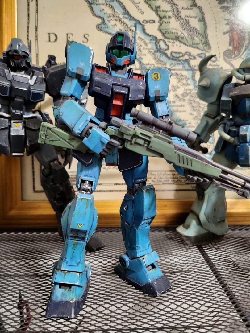Gundam MG 1/100 GM SNIPER II, Hobbies & Toys, Toys & Games on Carousell