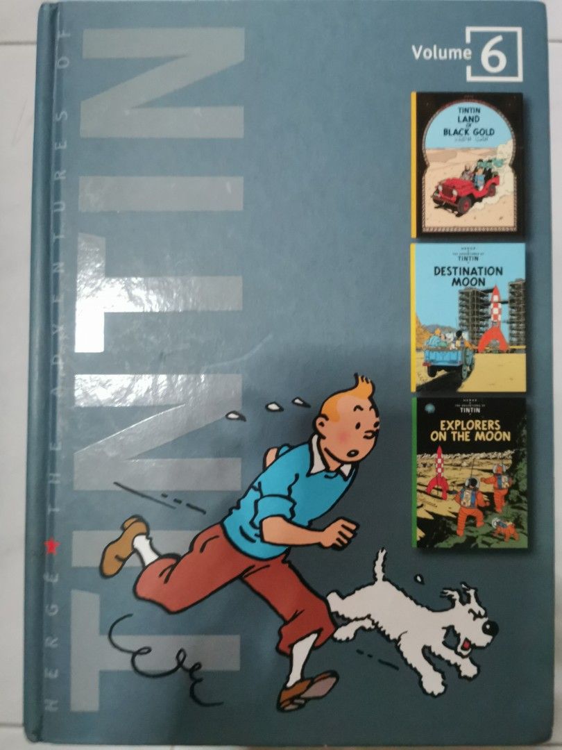 Herge⭐The adventure of TINTIN, Hobbies & Toys, Books & Magazines, Comics &  Manga on Carousell