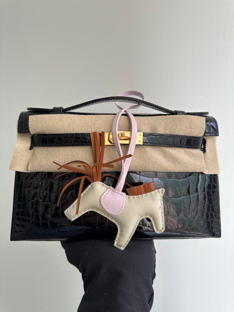 Pochette croco best sale