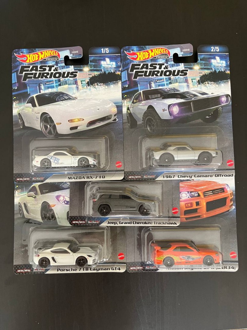Hot Wheels Premium Fast and Furious 2023, Hobbies & Toys, Toys & Games on  Carousell