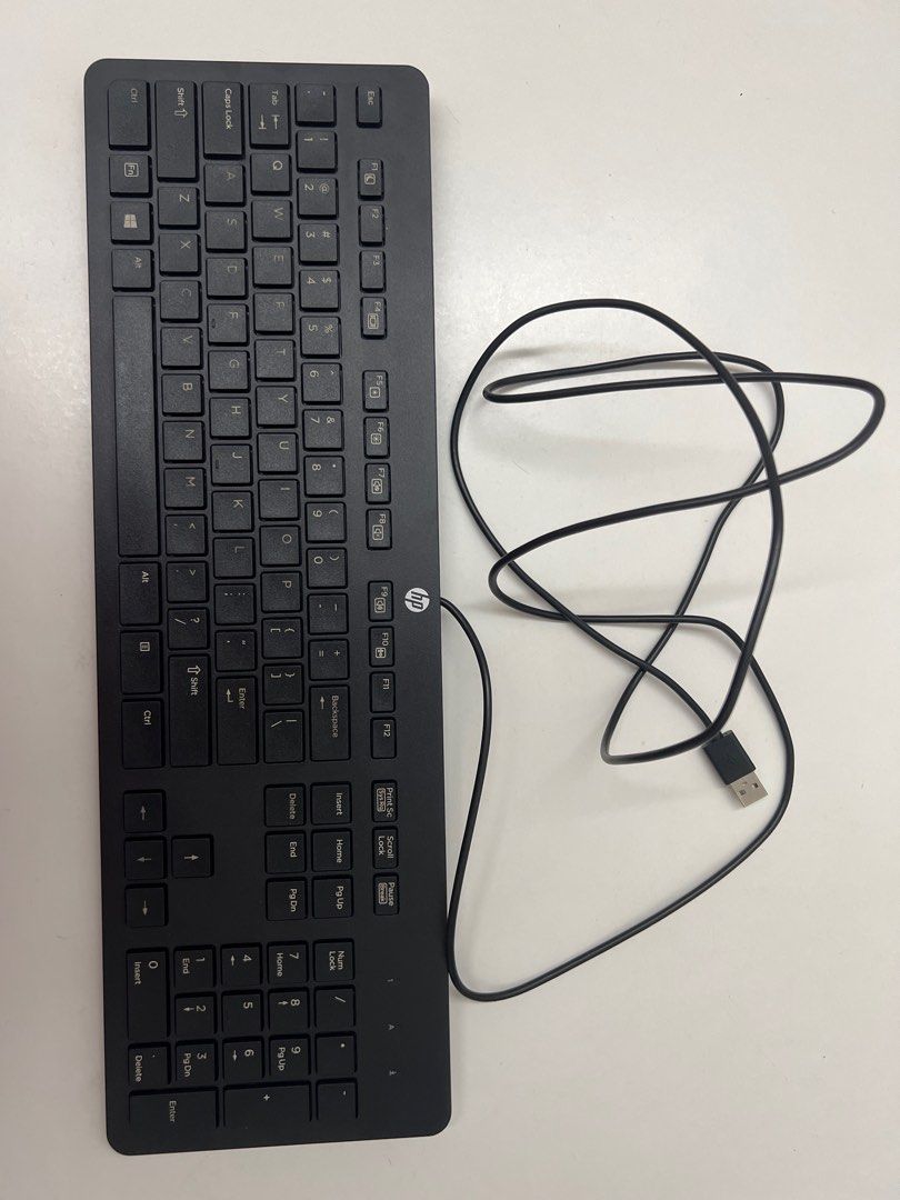 HP slim keyboard, Computers & Tech, Parts & Accessories, Computer ...