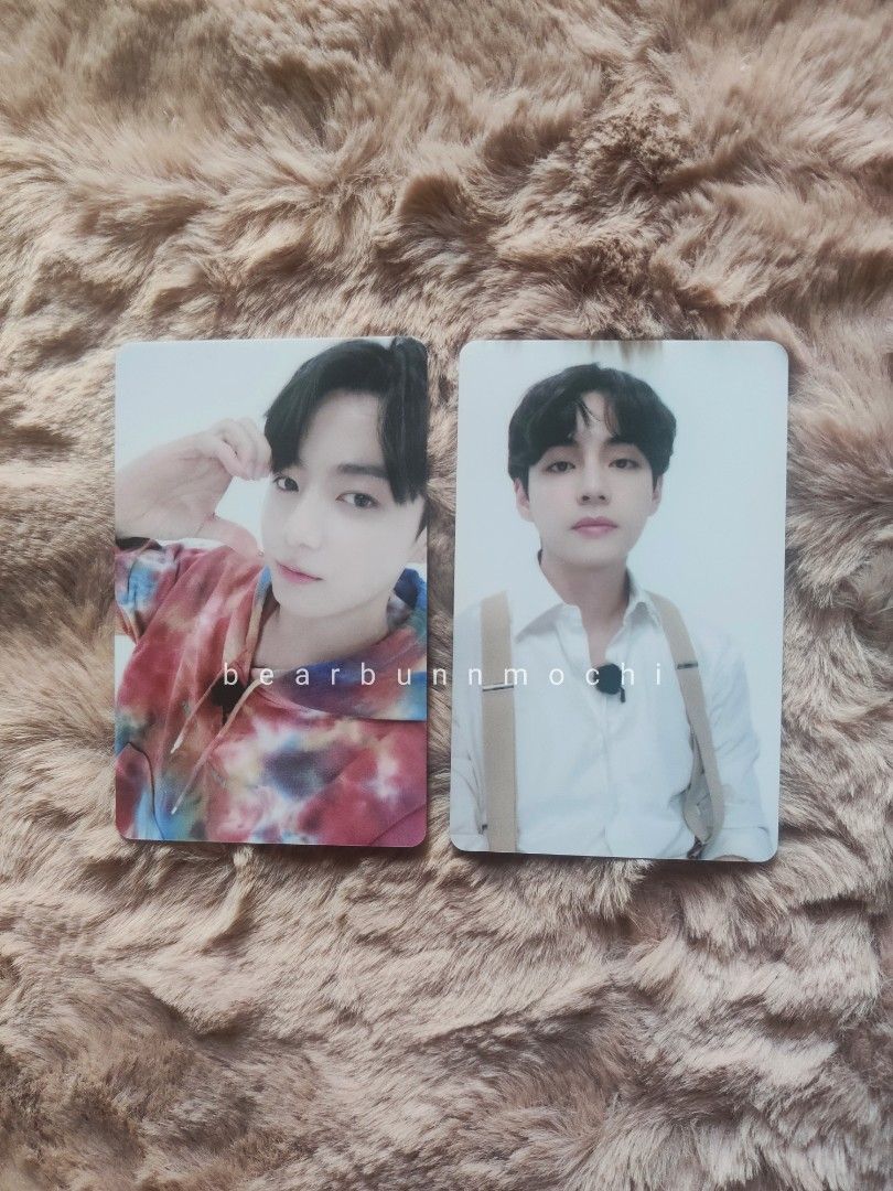 Hybe Insight Butter Lucky Draw PC (Category: K-Wave Merchandise) located in Manila. Submitted by dnvmd (Listing ID 1224002510, Image 1). Description: Hybe Insight Butter Lucky Draw Photocard Taekook Set Taehyung - P2000 Jungkook - P2800 Set - P4600 *MUST TAKE ALL TO PROCEED* Onhand Mint condition DM for inquiries.