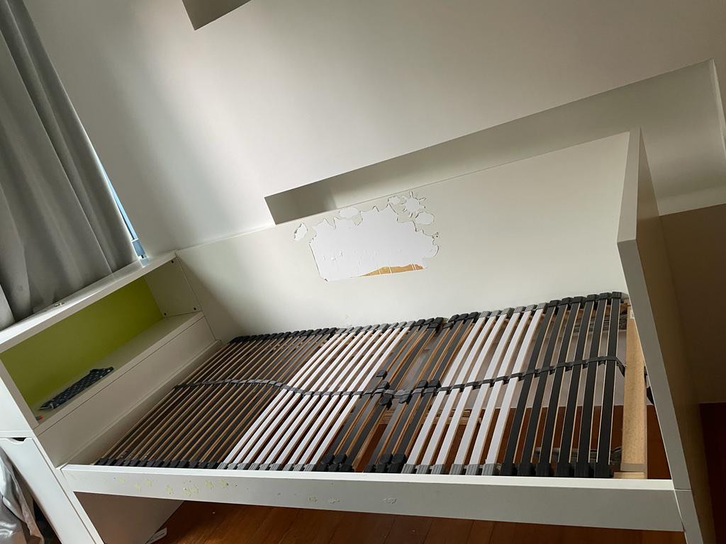 IKEA bed base, Furniture & Home Living, Furniture, Bed Frames