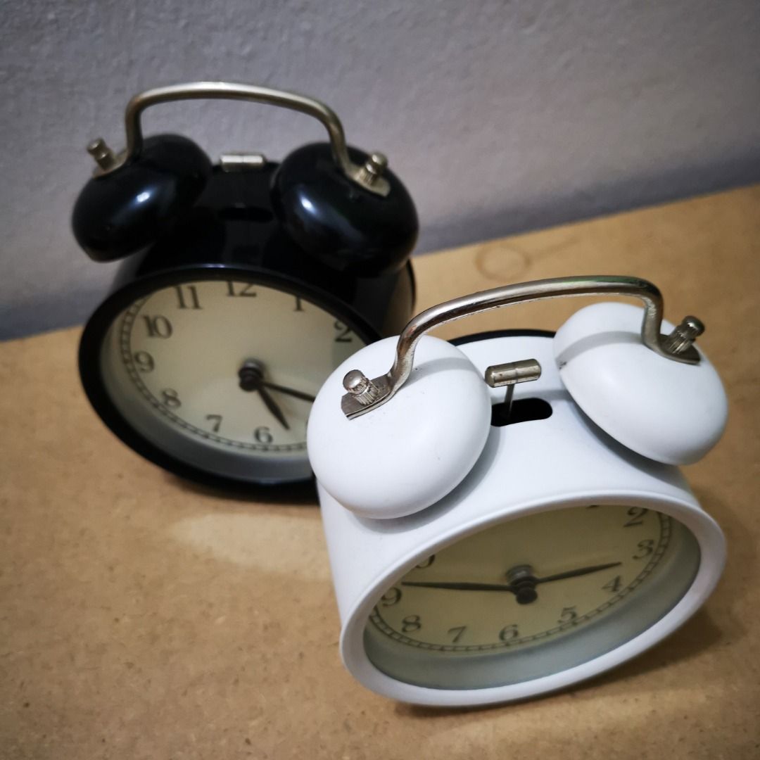 IKEA DEKAD Classic Look Analog Alarm Clock, Furniture & Home Living