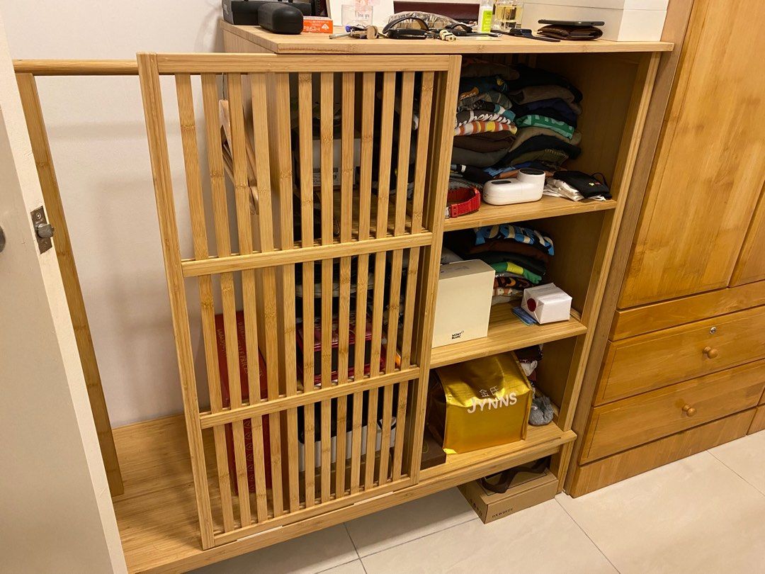 IKEA Nordkisa Bamboo wardrobe