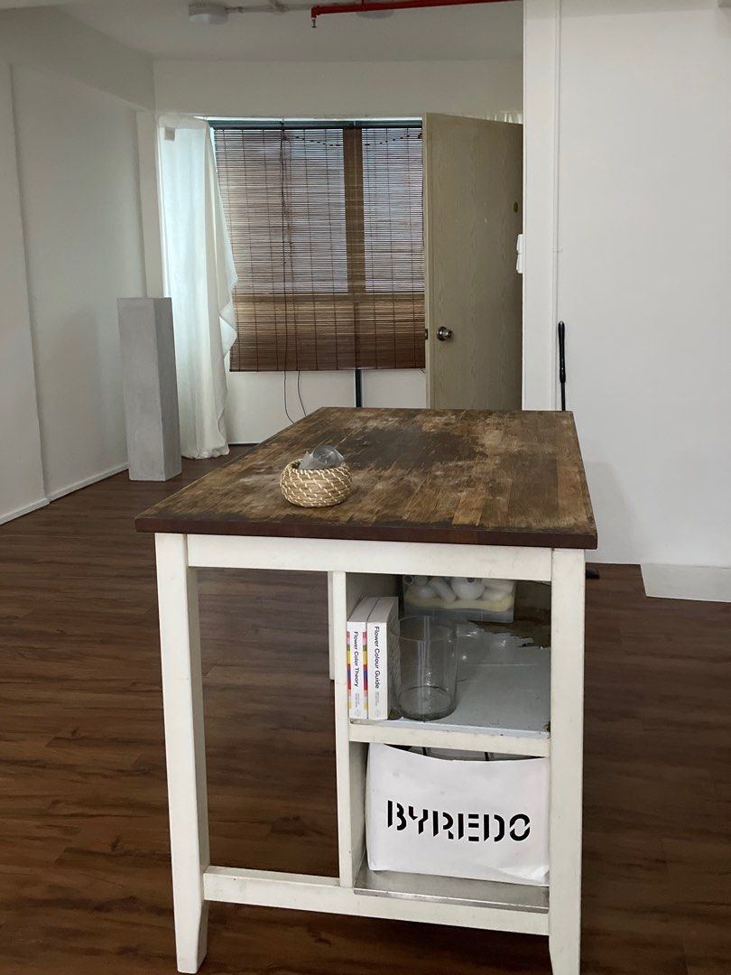 IKEA Stenstorp kitchen island table, Furniture & Home Living, Furniture