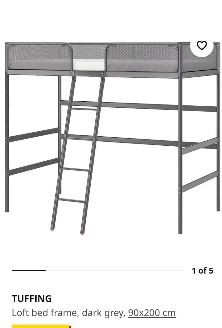 Ikea Tuffing Loft Bed Frame Kuching, Furniture & Home Living