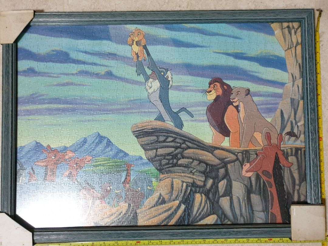 G5 Simba Lion King Jigsaw Puzzle with Frame, Furniture & Home Living ...