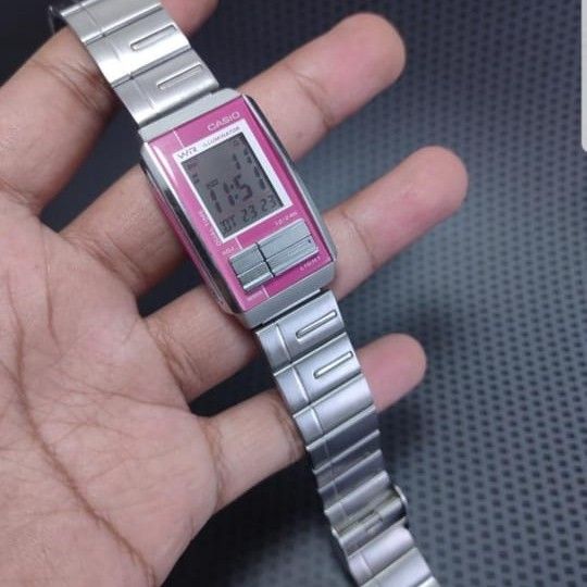 Jam casio clearance pink