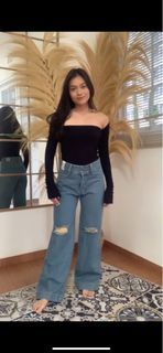 JINISO MYSTIC GAL RIPPED JEANS