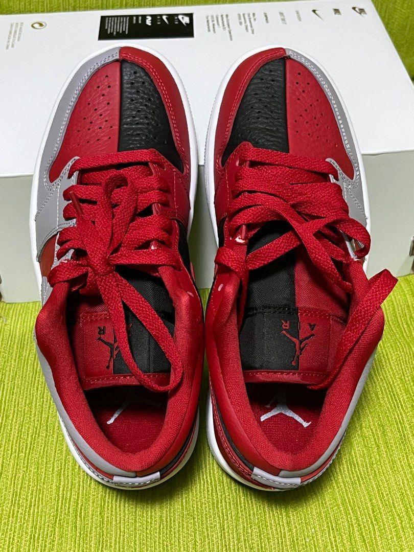 Red and discount grey jordan 1