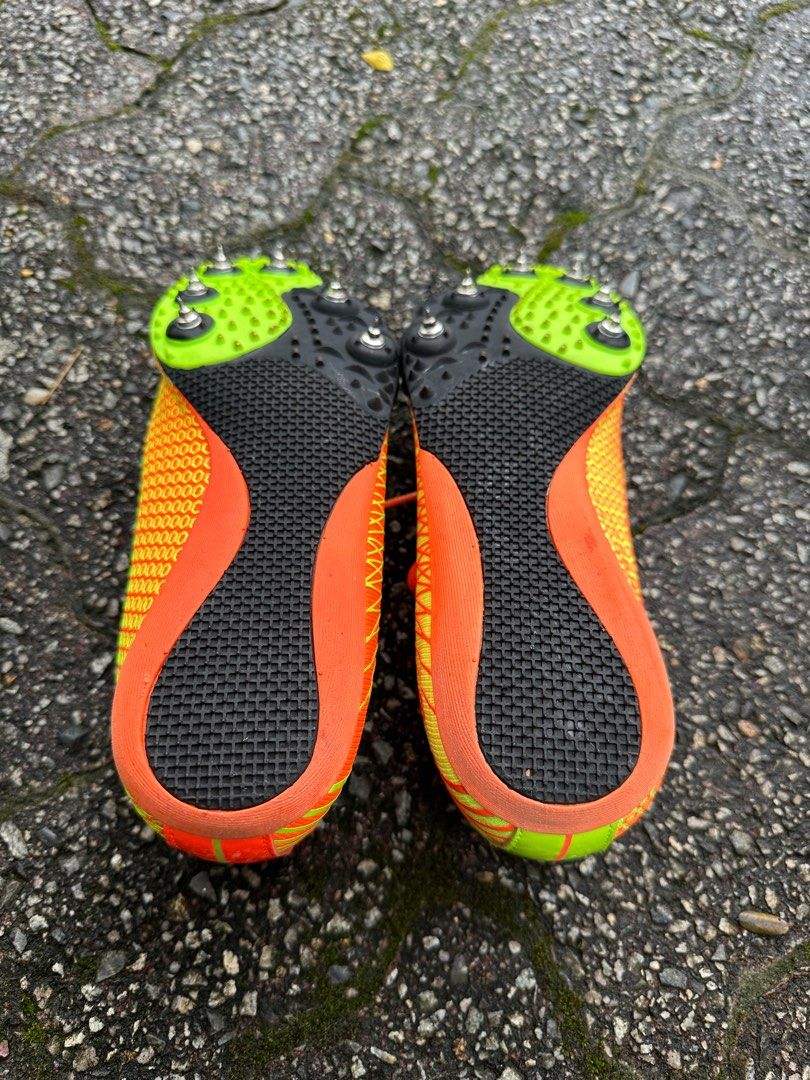 Junior Spiked Track Running Shoes, Luxury, Sneakers & Footwear on Carousell