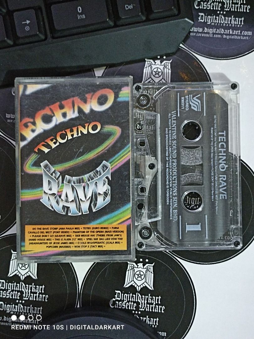 Kaset Techno Rave 1993, Hobbies & Toys, Music & Media, CDs & DVDs on ...