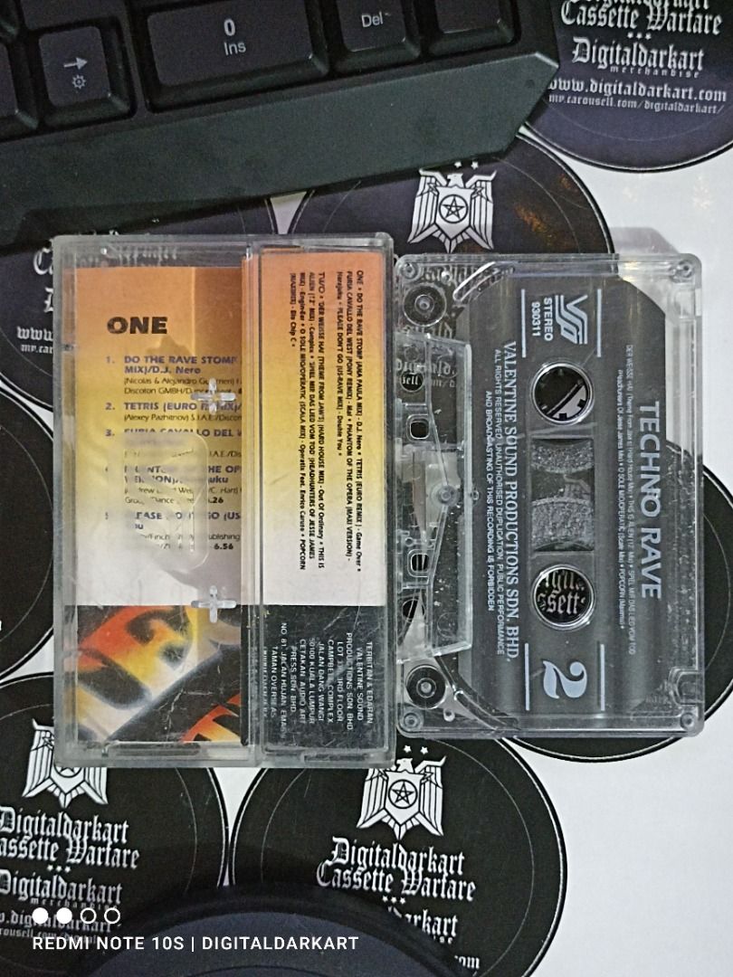 Kaset Techno Rave 1993, Hobbies & Toys, Music & Media, CDs & DVDs on ...