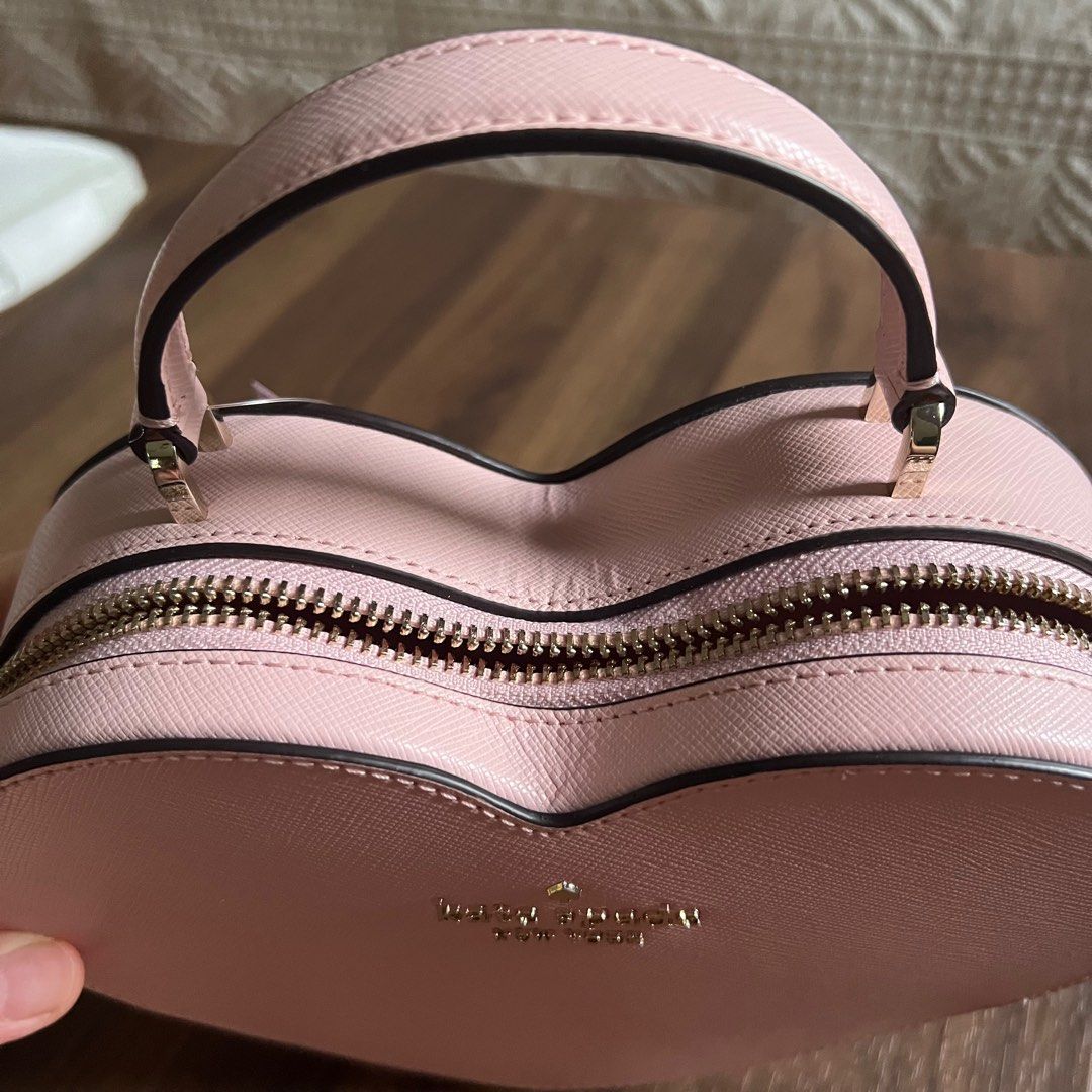 Kate Spade New York Love Shack Heart Purse (Chalk Pink): Handbags
