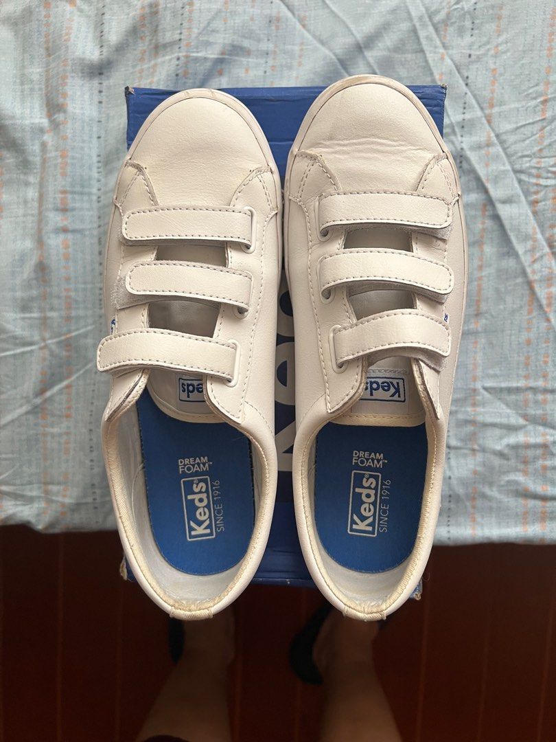 Keds tiebreak white top