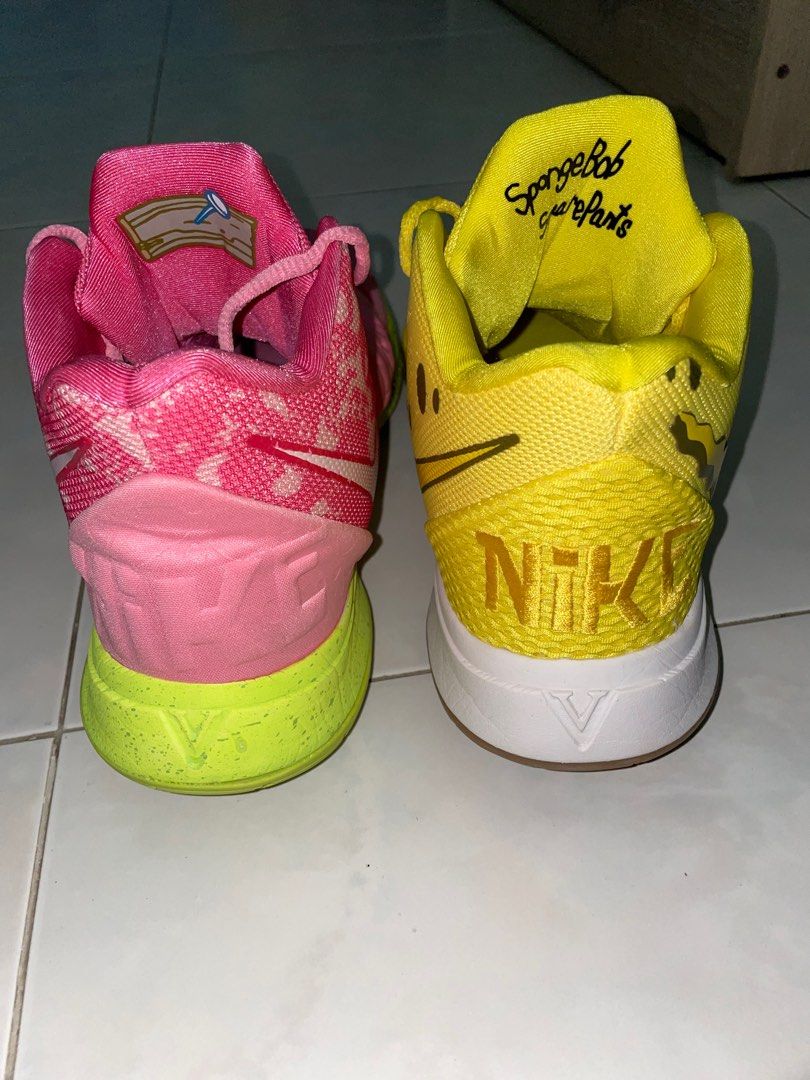 Kyrie 5 Spongebobs and Patrick mix match