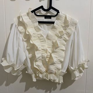 KYVA white blouse