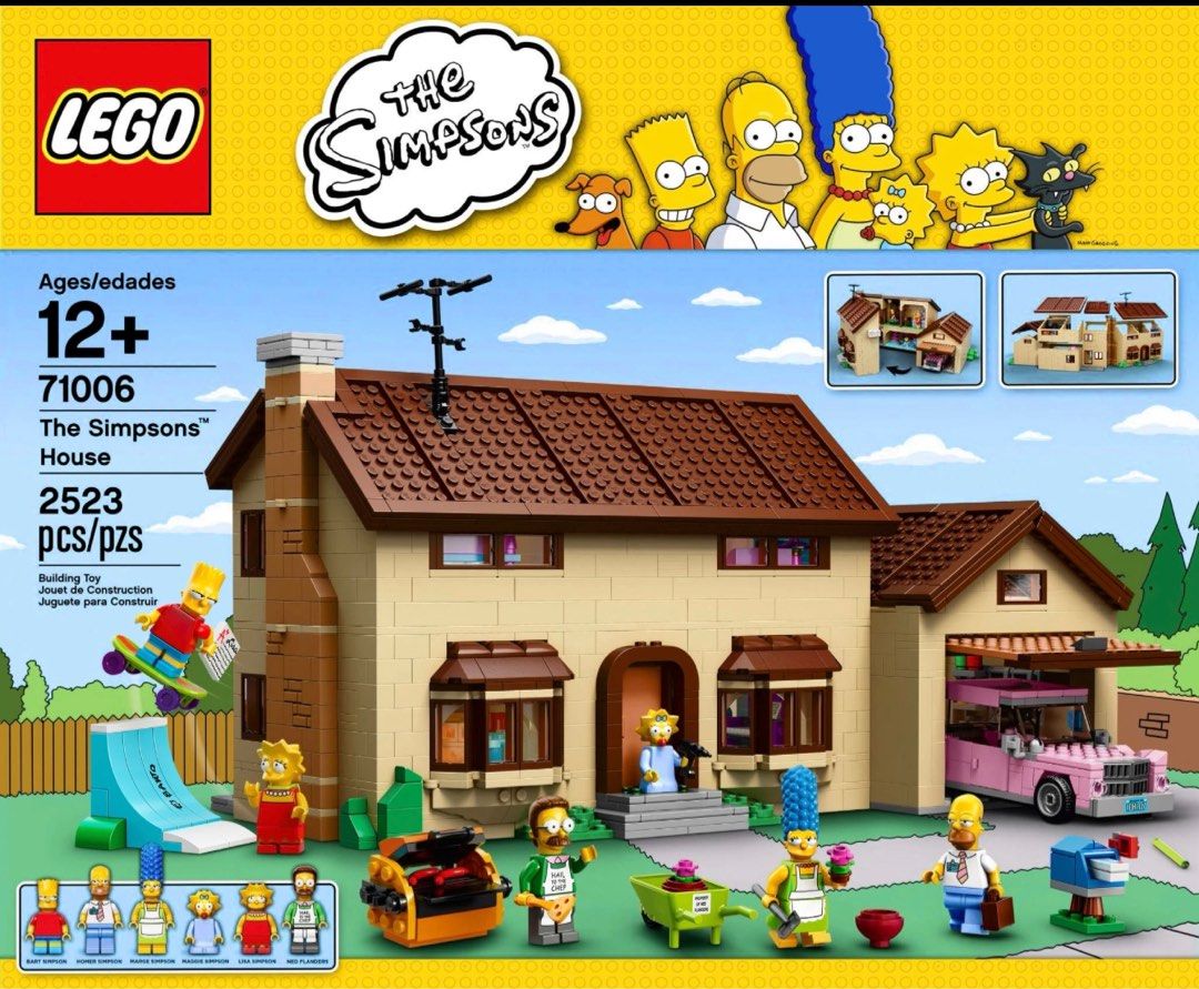 Lego 71006 Simpsons House, 興趣及遊戲, 玩具& 遊戲類- Carousell