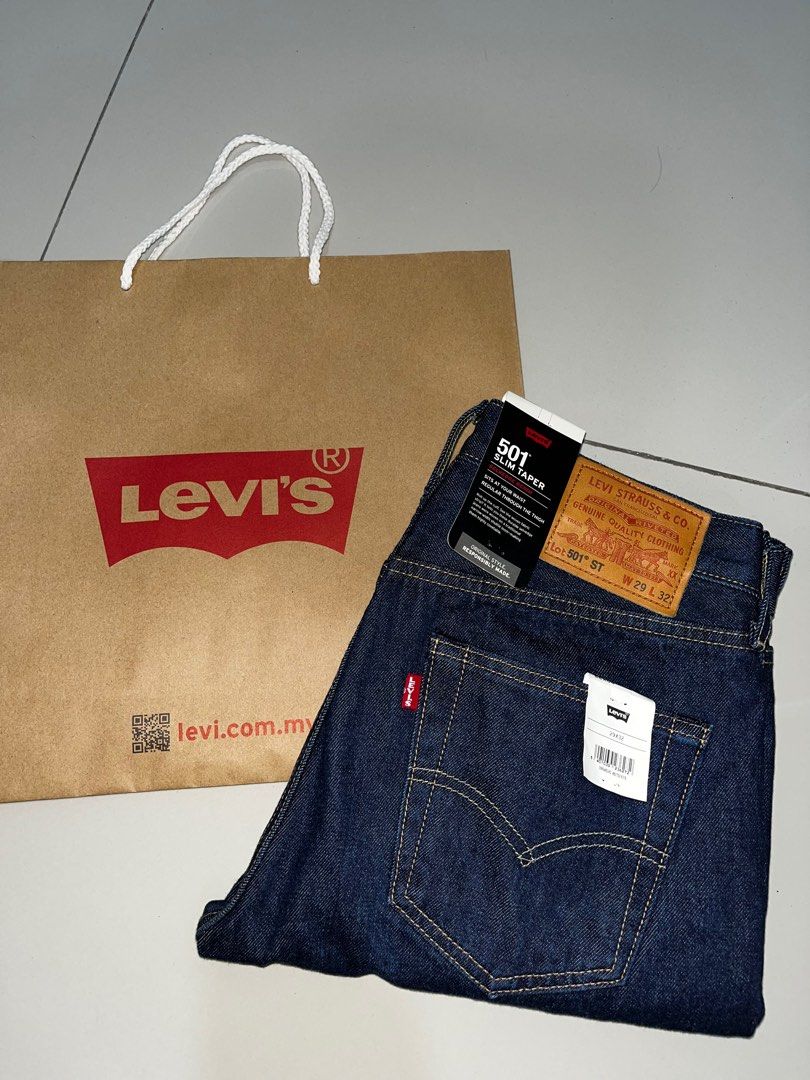 levis 501 ST big E selvedge, Men's Fashion, Bottoms, Jeans on Carousell