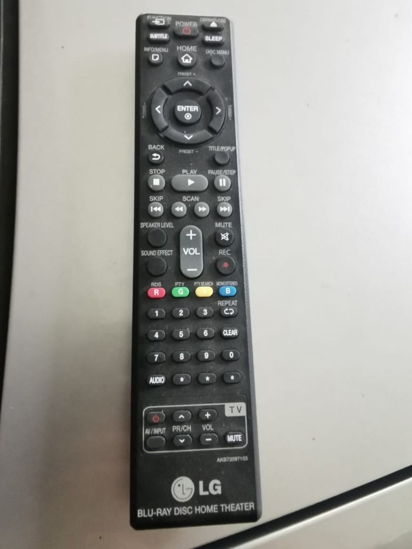 LG Bluray Home Theatre System Remote, TV & Home Appliances, TV