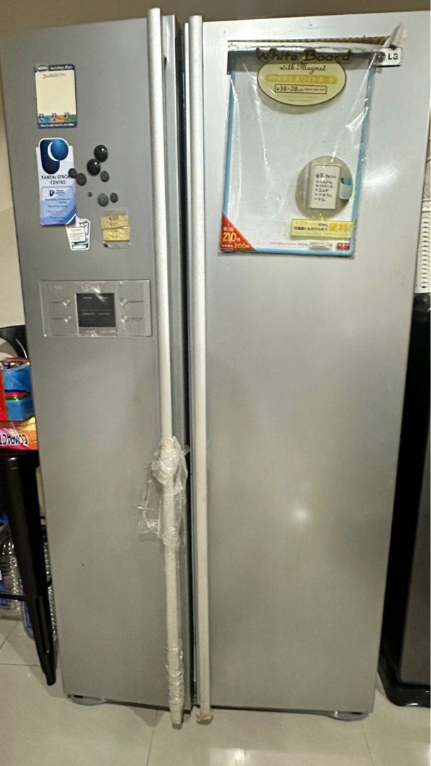 LG fridge Refrigerator side by side door not cold, TV & Home