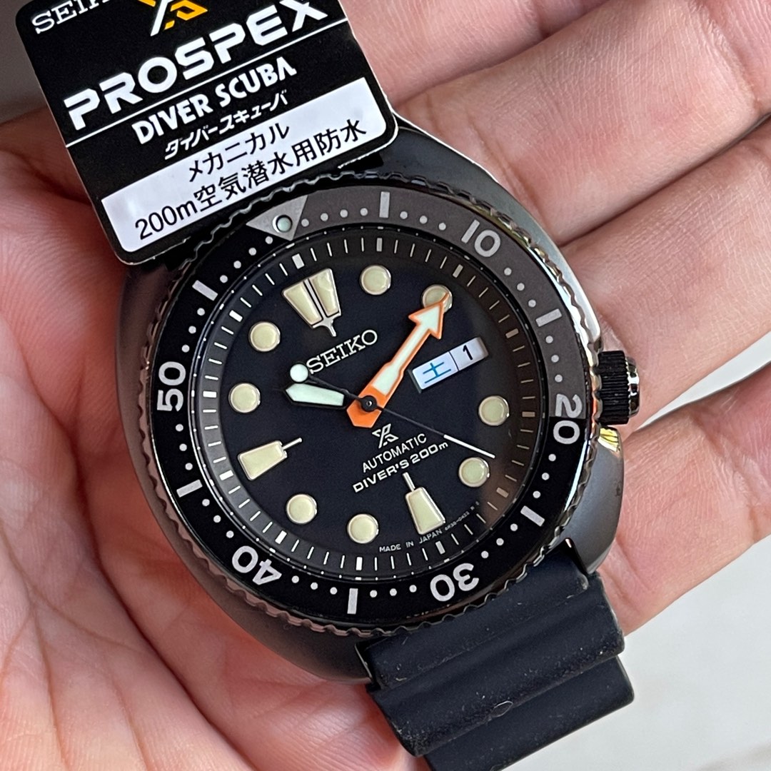 LNIB Seiko Prospex SBDY005 Turtle Black Series Limited Edition, Men's  Fashion, Watches & Accessories, Watches on Carousell