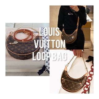 Louis Vuitton Loop Hobo GM Size M46311 Monogram Reverse Canvas **no pouch