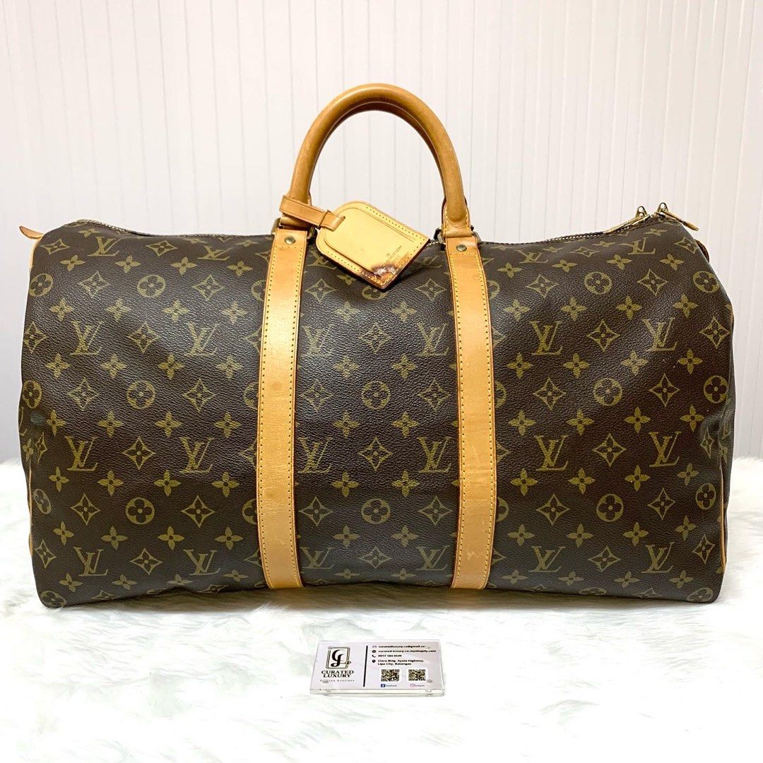 Louis Vuitton Keepall 50 Bandouliere Monogram, Luxury, Bags & Wallets on  Carousell