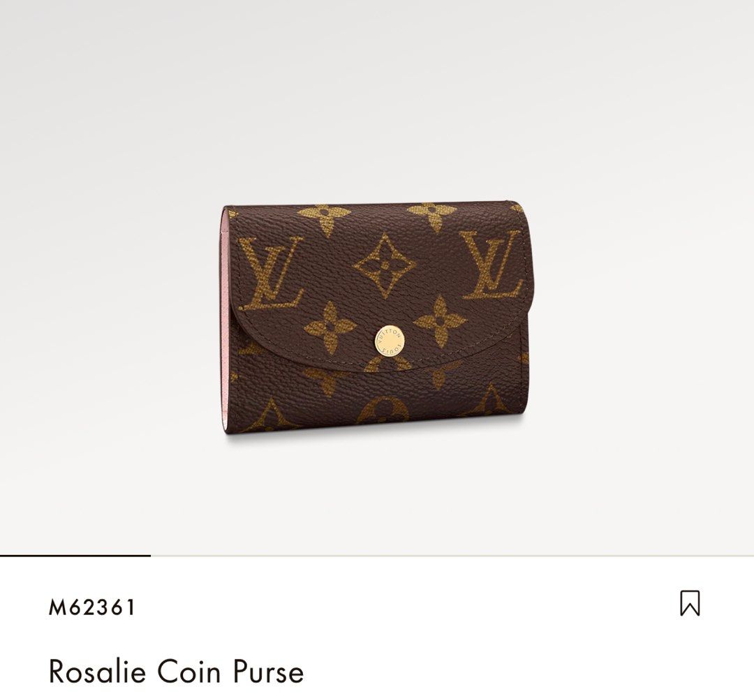 Louis Vuitton LV Wallet Rosalie Coin Pouch Brand New, Luxury, Bags & Wallets  on Carousell