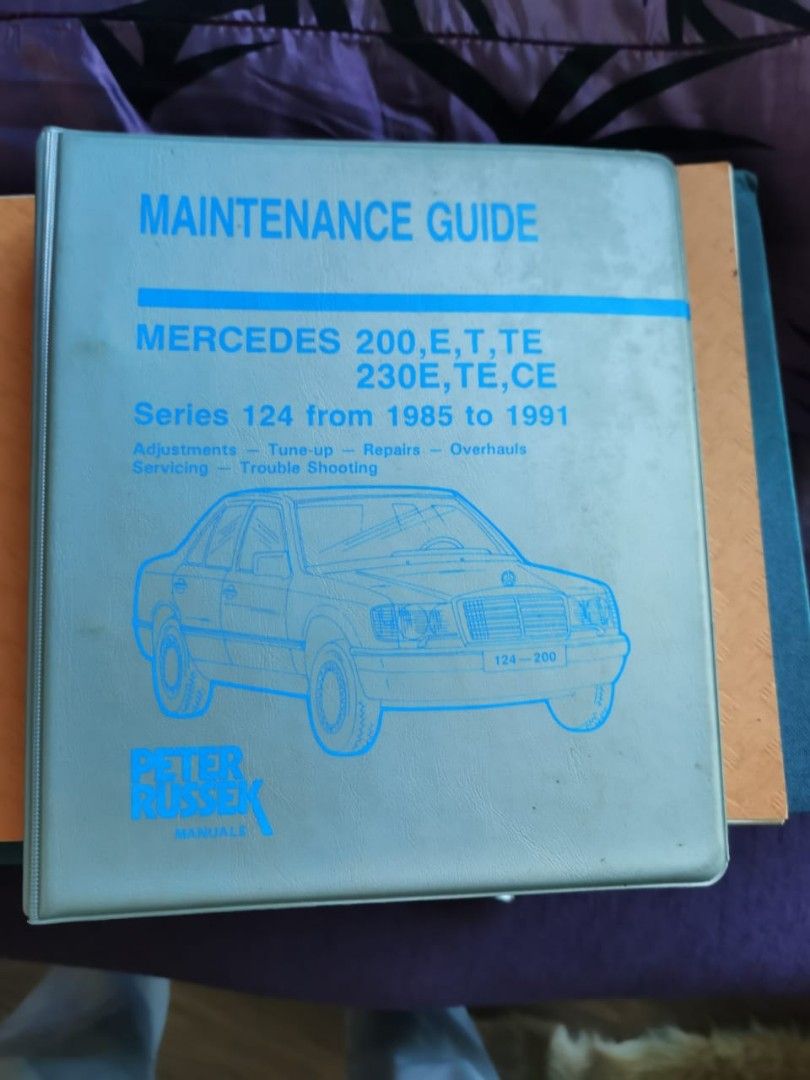 Maintenance Guide Mercedes W124 Manual Book, Auto Accessories on Carousell
