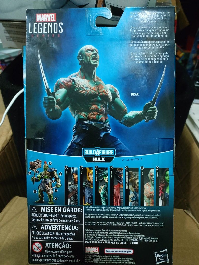 Marvel legends top drax vol 2