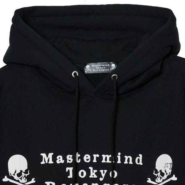 MASTERMIND JAPAN x TOKYO REVENGERS HOODIE FIRST GENERATION LOGO